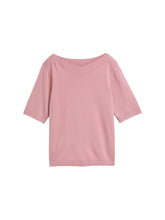 Load image into Gallery viewer, TOM TAILOR KNIT SHORTSLEEVE PULLOVER morning pink
