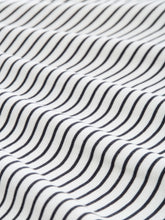 Load image into Gallery viewer, TOM TAILOR SWEATSHIRT STRIPED BOATNECK eclipse blue offwhite stripe
