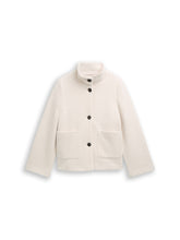 Afbeelding in Gallery-weergave laden, TOM TAILOR STRUCTURED WOOL LOOK JACKET structure beige melange
