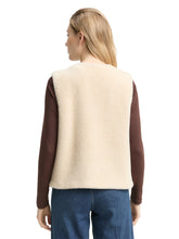 Afbeelding in Gallery-weergave laden, TOM TAILOR COSY VEST sand stone beige
