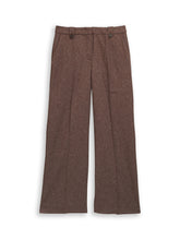 Afbeelding in Gallery-weergave laden, TOM TAILOR TTLEA WIDE LEG STRUCTURED dark pecan brown structure
