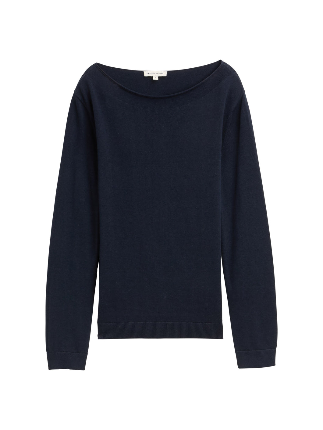 TOM TAILOR KNIT BASIC BOATNECK sky captain blue