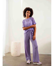 Load image into Gallery viewer, TRAMONTANA TROUSERS FANCY STRUTURE light purple
