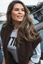 Afbeelding in Gallery-weergave laden, ZOSO LUXURY SWEATER TESSA light blue-espresso
