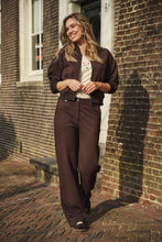 Load image into Gallery viewer, ZOSO BONDED TECH TRAVEL PANTS XANDRA espresso
