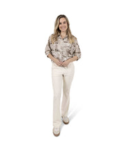 Afbeelding in Gallery-weergave laden, ZOSO BLOUSE BARBARA ivory-espresso

