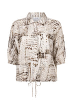 Afbeelding in Gallery-weergave laden, ZOSO BLOUSE BARBARA ivory-espresso
