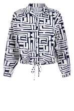 Afbeelding in Gallery-weergave laden, ZOSO TRAVEL BLOUSE FRESCA off white/navy
