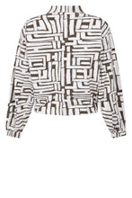 Afbeelding in Gallery-weergave laden, ZOSO TARVEL BLOUSE FRESCA off white/ green
