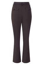 Load image into Gallery viewer, ZOSO BELLE TRAVEL FLAIR PANT espresso
