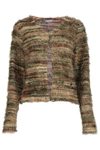 Load image into Gallery viewer, GEISHA VEST STRIPES HAIRY brown
