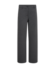 Afbeelding in Gallery-weergave laden, FREEQUENT PANTALON NANNI WIDE LEG STRUCTURE dark grey melange
