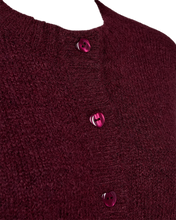 Afbeelding in Gallery-weergave laden, FREEQUENT VEST LOUISA HEART BUTTON port royal melange
