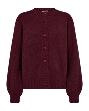 Afbeelding in Gallery-weergave laden, FREEQUENT VEST LOUISA HEART BUTTON port royal melange
