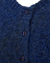 Afbeelding in Gallery-weergave laden, FREEQUENT VEST LOUISA HEART BUTTON vintage indigo melangeionen
