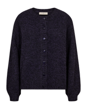 Afbeelding in Gallery-weergave laden, FREEQUENT VEST LOUISA HEART BUTTONS nightshade melange
