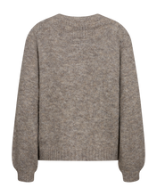 Afbeelding in Gallery-weergave laden, FREEQUENT VEST LOUISA HEART BUTTON desert taupe melange
