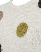 Afbeelding in Gallery-weergave laden, FREEQUENT PULL LOUISA JAQUARD DOT PATTERN moonbeam melange w. bronze melange
