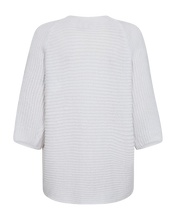 Afbeelding in Gallery-weergave laden, FREEQUENT VEST COTLA FISHERMANS STITCH brilliant white
