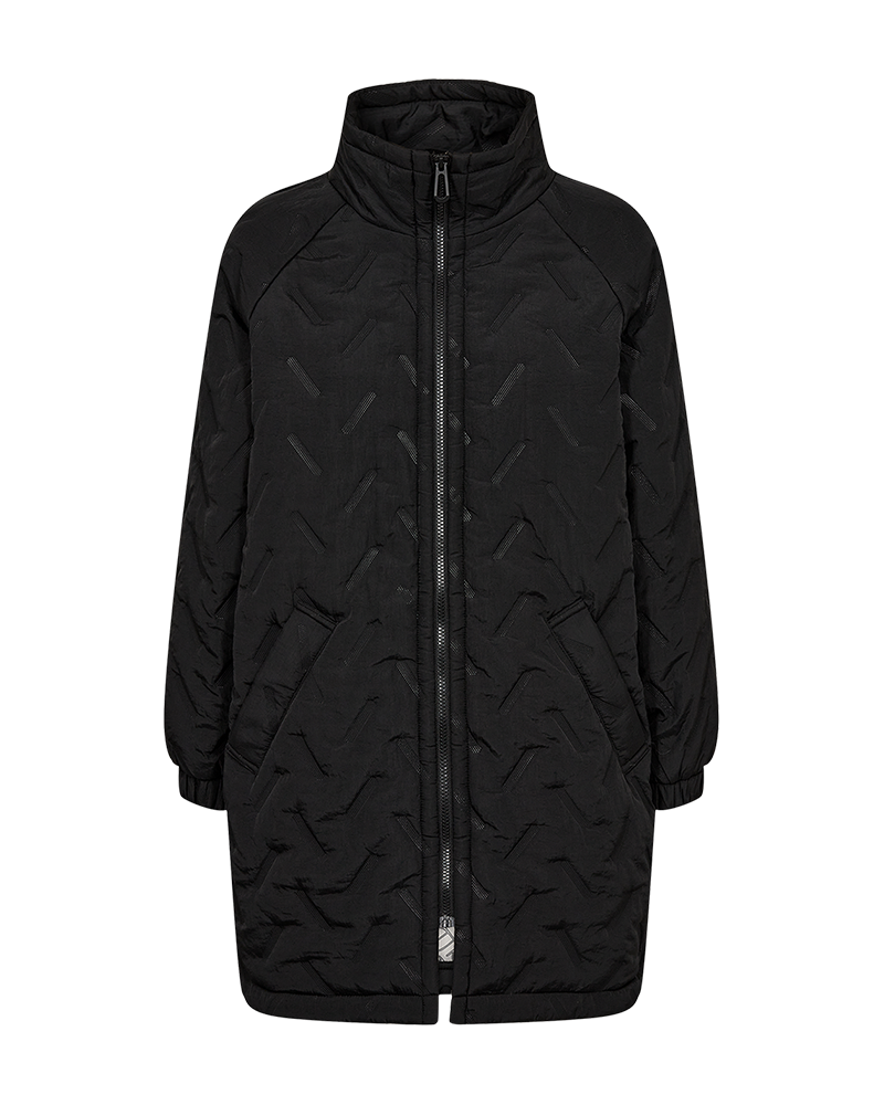 FREEQUENT JACKET CROWN QUILT black