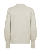 Afbeelding in Gallery-weergave laden, FREEQUENT PULLOVER DOTKA HIGH NECK RHINESTONE SLEEVE moonbeam
