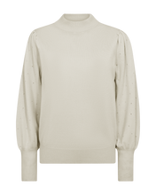 Afbeelding in Gallery-weergave laden, FREEQUENT PULLOVER DOTKA HIGH NECK RHINESTONE SLEEVE moonbeam
