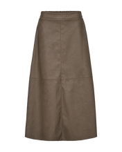 Load image into Gallery viewer, FREEQUENT ROK HARLEY FAUX LEATHER SKIRT morel
