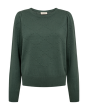 Afbeelding in Gallery-weergave laden, FREEQUENT PULLOVER DODO V-DOT PATTERN dark forest
