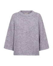 Afbeelding in Gallery-weergave laden, FREEQUENT PULLOVER LULU HAIRY KNIT iris melange

