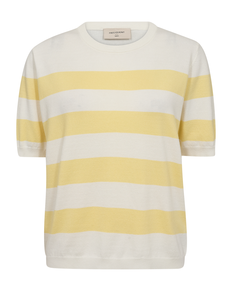 FREEQUENT PULLOVER PIXIE BOLD STRIPE star off white w. popcorn