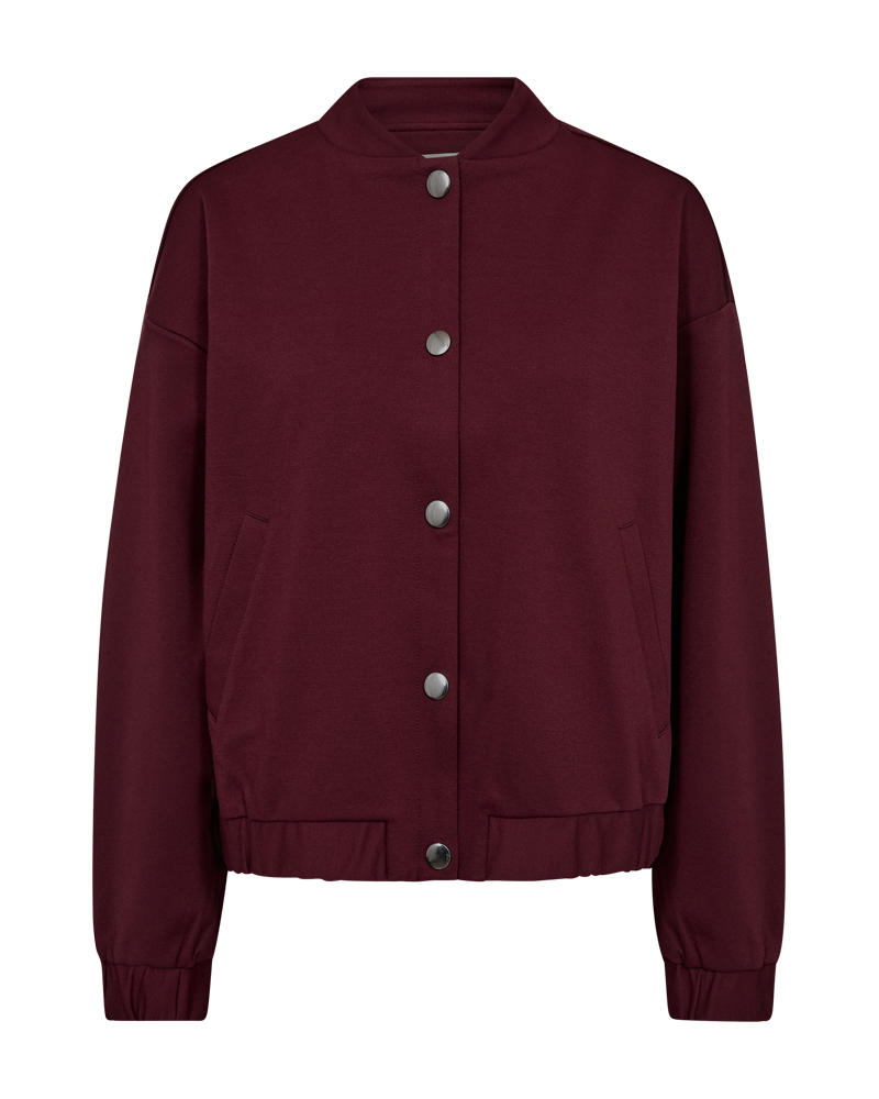 FREEQUENT NAYA JERSEY BOMBER JACKET port royale⁶
