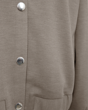 Afbeelding in Gallery-weergave laden, FREEQUENT NAYA JERSEY BOMBER JACKET desert taupe melange

