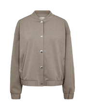 Afbeelding in Gallery-weergave laden, FREEQUENT NAYA JERSEY BOMBER JACKET desert taupe melange
