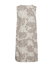 Load image into Gallery viewer, FREEQUENT DRESS LAVISCO ALL OVER PRINT moonbeam w. simply taupe
