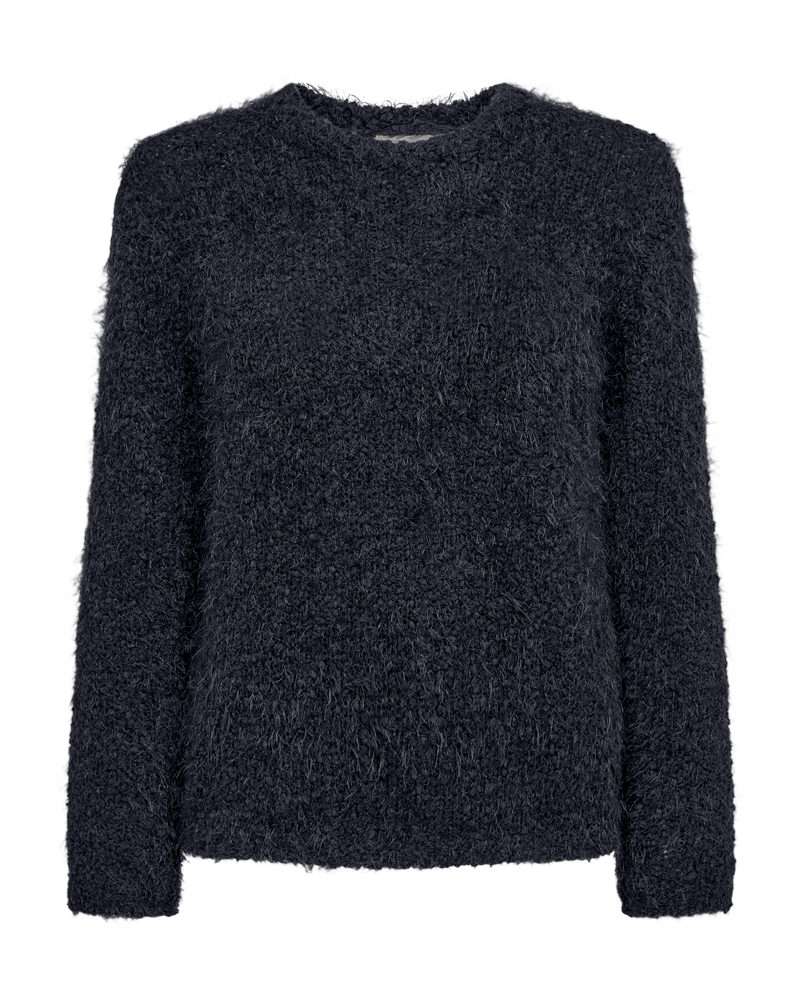 FREEQUENT PULLOVER POPSY FLUFFY EFFECT YARN salute