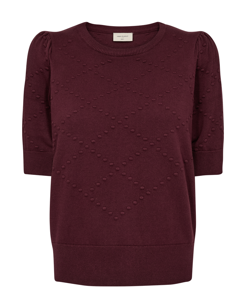 FREEQUENT PULLOVER DODO SHORT SLEEVE V-DOT PATTERN port royale