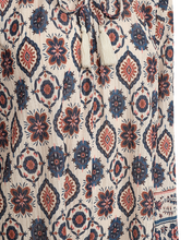 Load image into Gallery viewer, FREEQUENT BLOUSE NOMES STRUCTURED PRINT moonbeam w. baked apple
