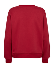 Afbeelding in Gallery-weergave laden, FREEQUENT SWEATER WANA EMBROIDERY chili pepper w. dark grey
