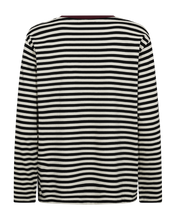 Afbeelding in Gallery-weergave laden, FREEQUENT SHIRT JEMMA LONG SLEEVES DECO DETAIL black w. moonbeam
