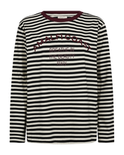 Afbeelding in Gallery-weergave laden, FREEQUENT SHIRT JEMMA LONG SLEEVES DECO DETAIL black w. moonbeam
