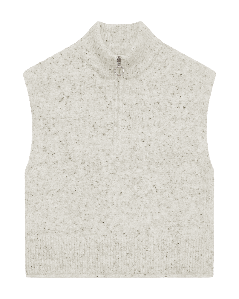 FREEQUENT WAISTCOAT SNEMES LOOP TWEET YARN moonbeam melange