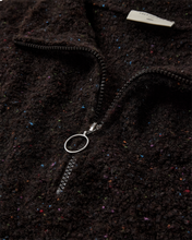 Afbeelding in Gallery-weergave laden, FREEQUENT WAISTCOAT NEMENS TWEED BOUCLE YARN coffee bean melange
