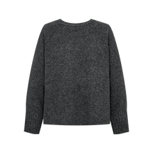 Afbeelding in Gallery-weergave laden, FREEQUENT PULLOVER SEVALIN O-NECK dark grey melange
