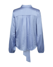 Load image into Gallery viewer, FREEQUENT BLOUSE DOVE SATEEN KNOT DETAIL serenity

