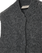 Afbeelding in Gallery-weergave laden, FREEQUENT WAISTCOAT JUMP LOOP YARN dark grey melange
