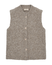 Afbeelding in Gallery-weergave laden, FREEQUENT WAISTCOAT JUMP LOOP YARN desert taupe melange
