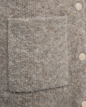 Afbeelding in Gallery-weergave laden, FREEQUENT CARDIGAN JUMP LOOP YARN desert taupe melange
