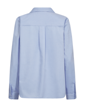 Load image into Gallery viewer, FREEQUENT BLOUSE FLYNN V-NECK chambray blue
