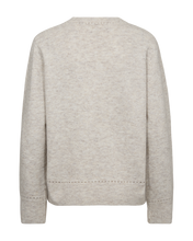 Afbeelding in Gallery-weergave laden, FREEQUENT PULLOVER OLINA HOLE DETAILS AND METALLIC moonbeam w. silver
