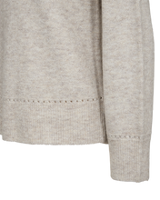 Afbeelding in Gallery-weergave laden, FREEQUENT PULLOVER OLINA HOLE DETAILS AND METALLIC moonbeam w. silver

